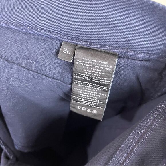 J. Brand Navy Chino Crop Pants Casual Size 30 - Picture 6 of 9